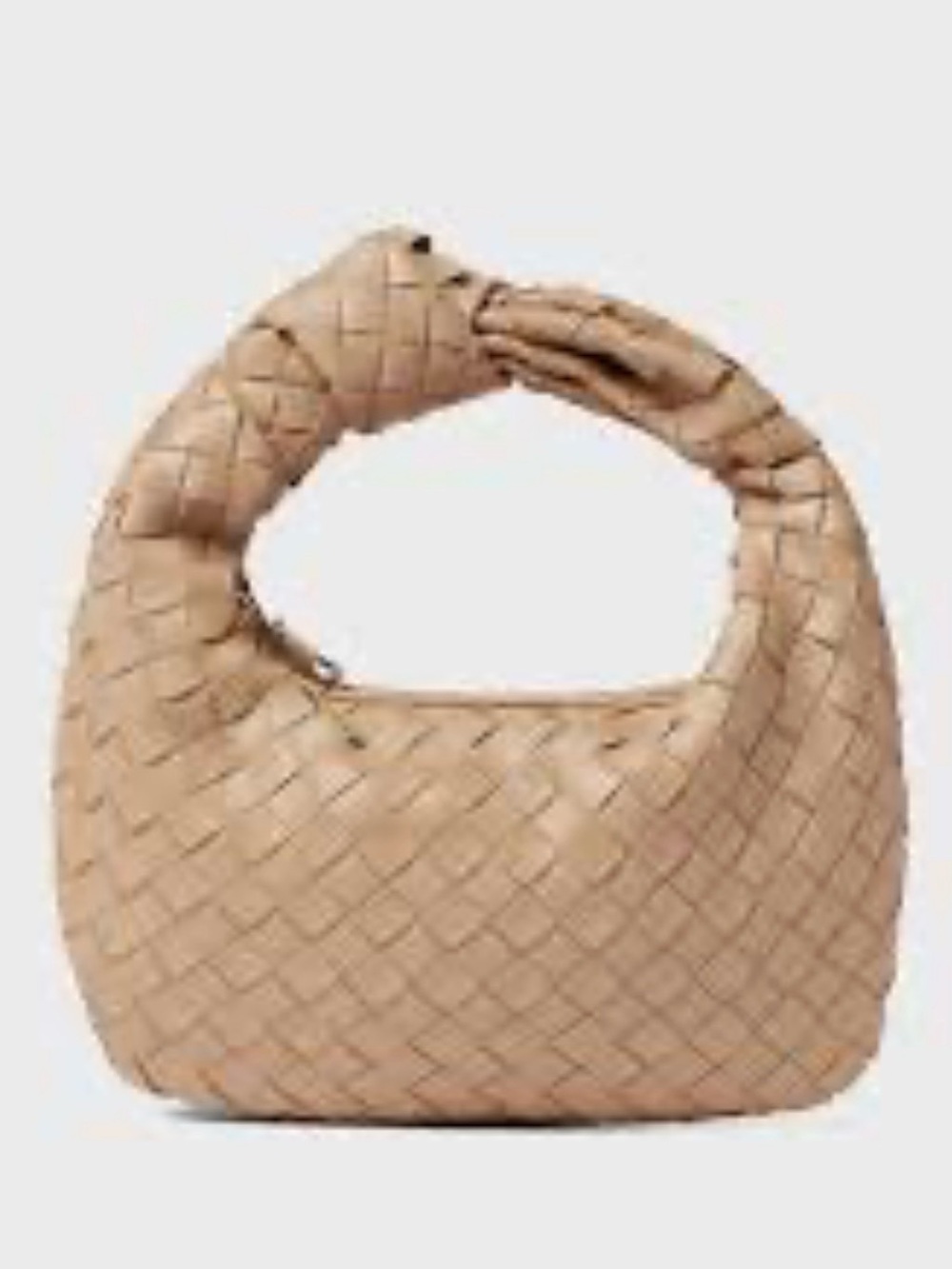 Urban Expressions Woven Hobo Bag in Tan Beige
